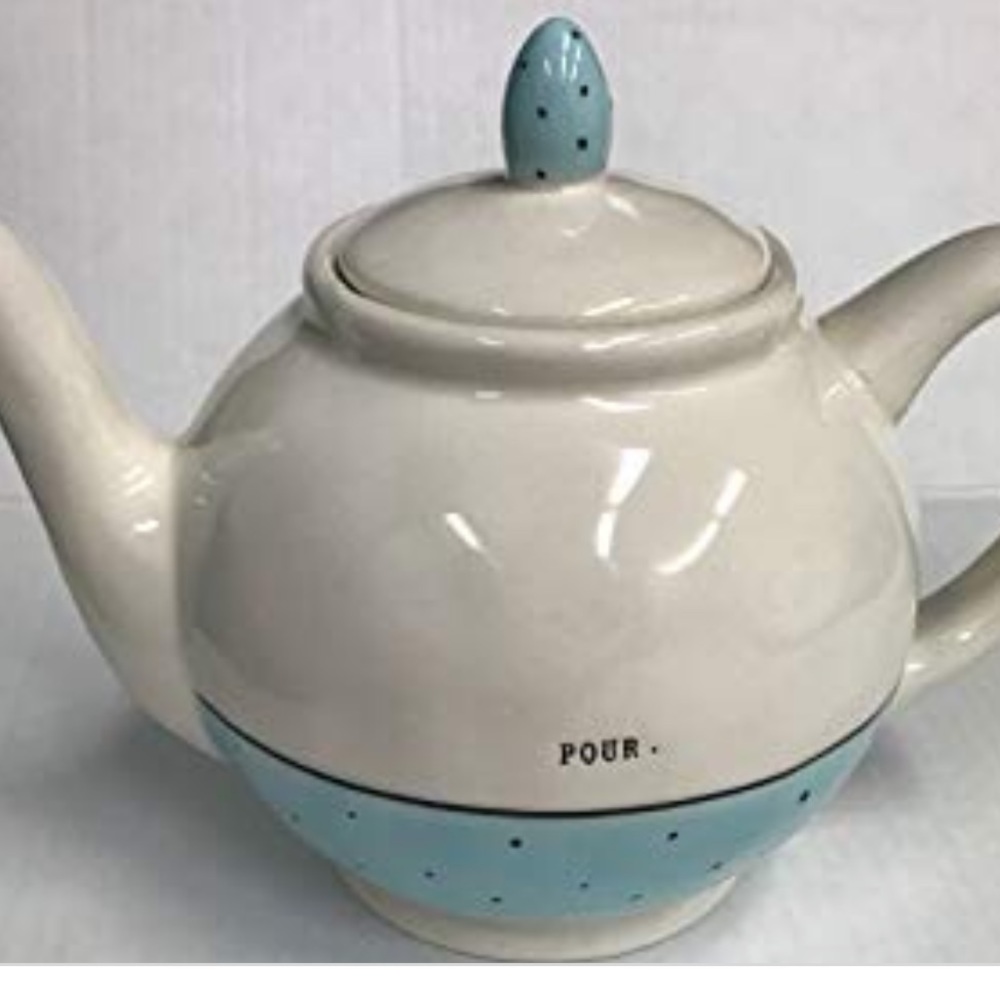 RAE DUNN! Teapot! Perfect for Spring!